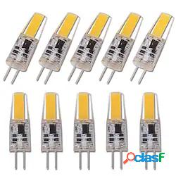 10pcs led g4 lampadina ac/dc12-24v cob led light sostituire