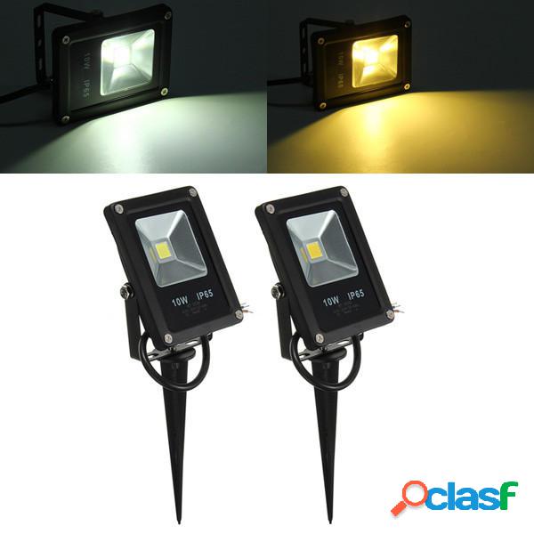 10w ip65 impermeabile bianco / bianco caldo LED lampada di