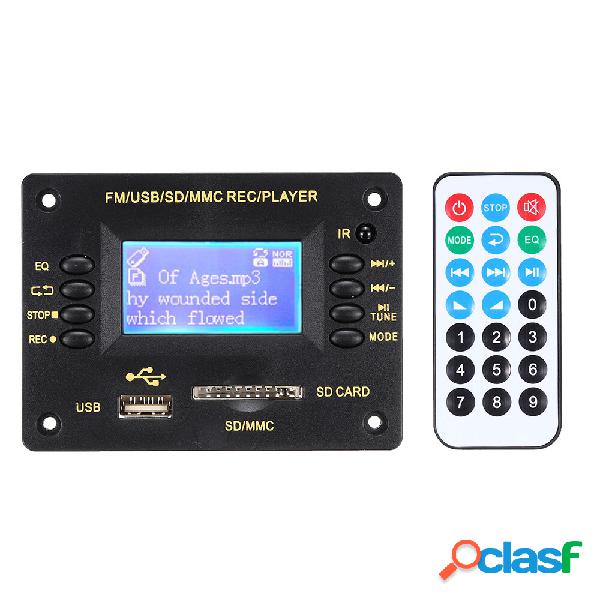 12V LCD Blue Screen Testi Display Radio Bluetooth MP3 WAV