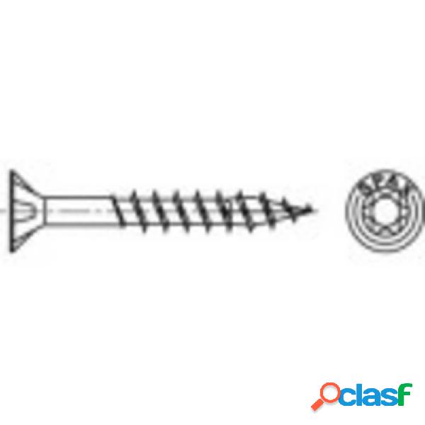 158436 Viti svasate 5 mm 120 mm Impronta T Acciaio