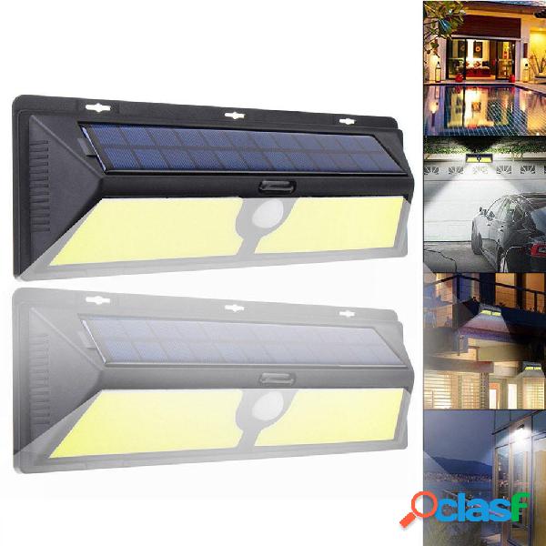 166 COB solare Power PIR Sensore di movimento Garden