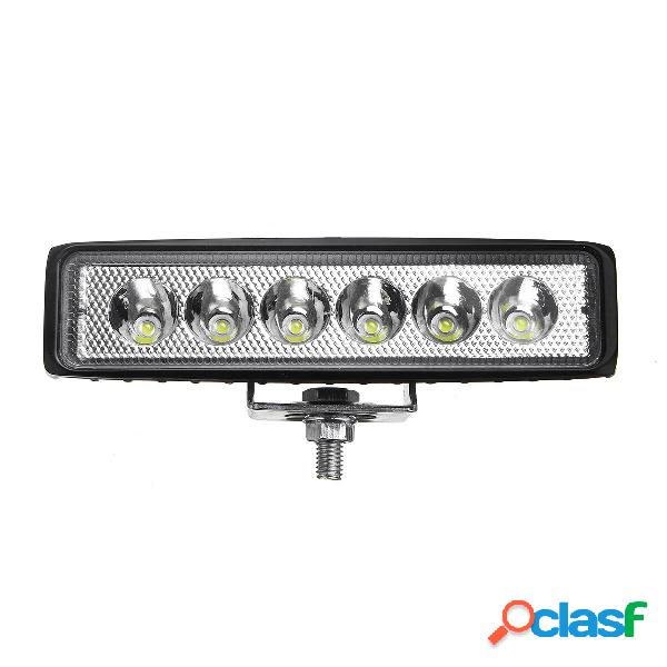 18W Car LED Spot Light Fendinebbia lampada 6000K bianco IP65