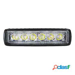 18w 6 led auto led da lavoro luce drl riflettore alta