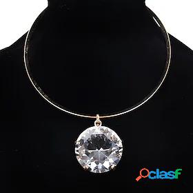 1pc Choker Necklace For AAA Cubic Zirconia Womens Alloy