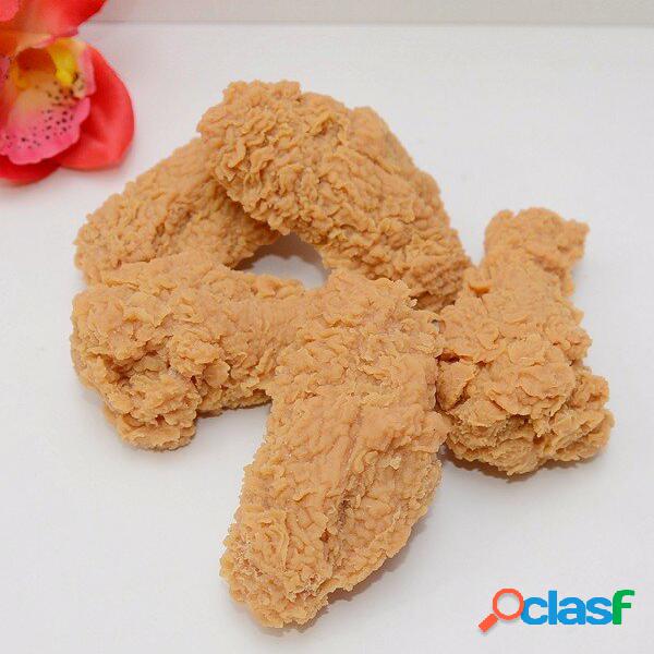 1pcs falso artificiale pollo fritto apprendimento ala pvc