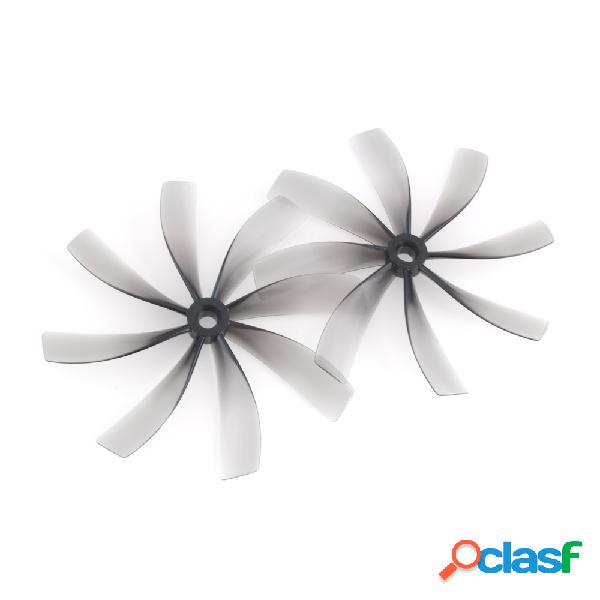 2 paia HQProp Duct-89MMX8 89mm 8 lamelle Grigio CW CCW Poly
