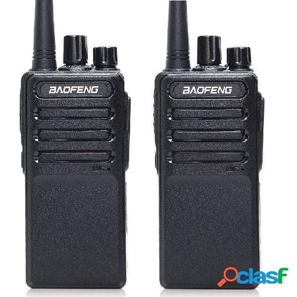 2 pezzi Baofeng BF-V9 Mini Walkie Talkie USB Fast Charge 5W