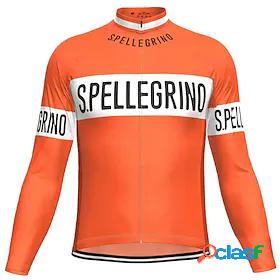 21Grams Mens Cycling Jacket Long Sleeve - Winter Orange Bike