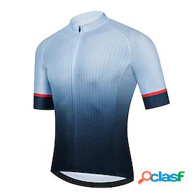 21Grams Mens Cycling Jersey Short Sleeve Dark Navy Gradient