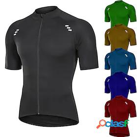 21Grams Mens Cycling Jersey Short Sleeve Green Black Red