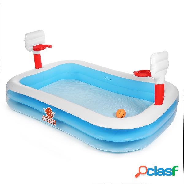 254 * 168 * 102cm Piscina gonfiabile Famiglia Giardino