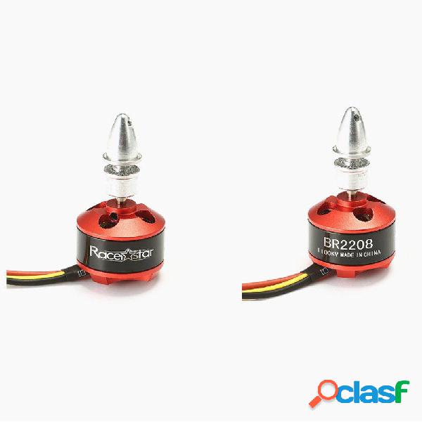 2PCS Racerstar BR2208 1100KV 2-4S motore senza spazzola per