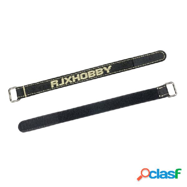 2Pcs RJXHOBBY Fibbia metallo antiscivolo 150-400mm Batteria