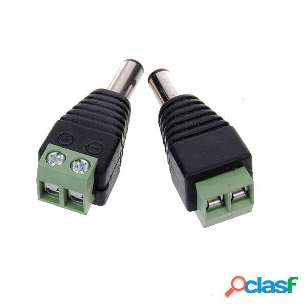 2pcs 5.5 x 2.1 millimetri dc connettore jack di