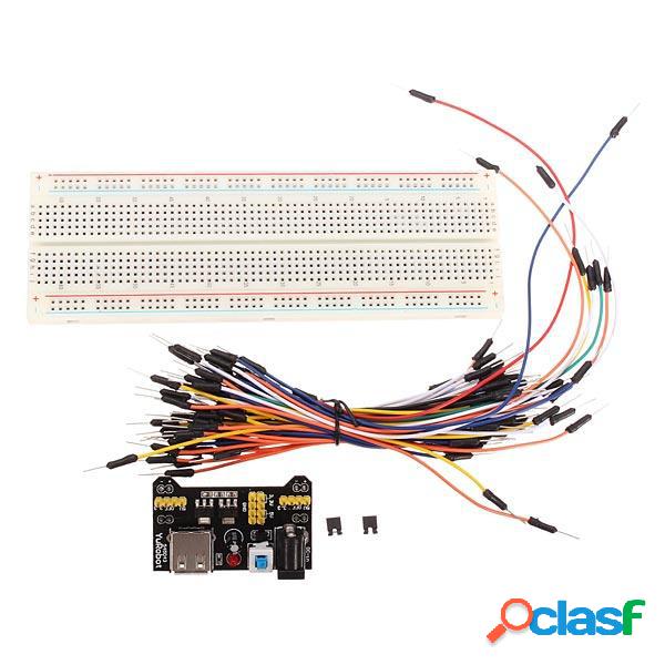 3 pezzi Geekcreit MB-102 MB102 senza saldatura Breadboard +