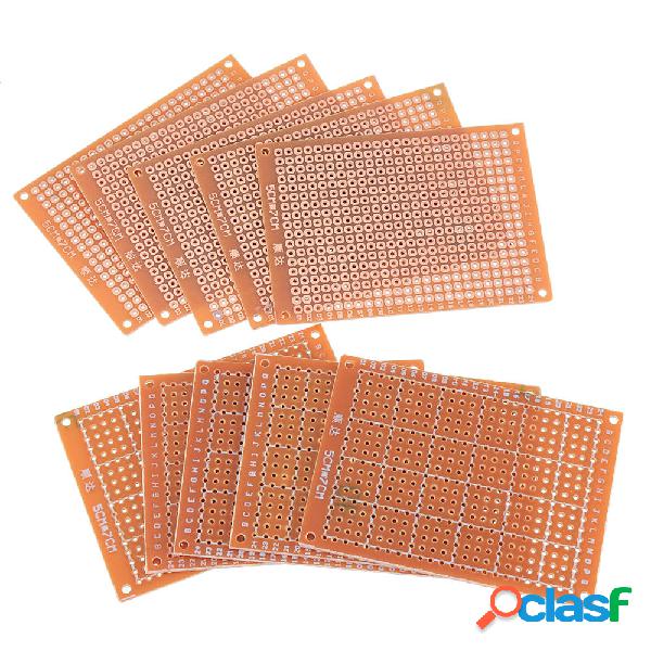 30pcs scheda PCB universale 5x7cm 2.54mm foro passo fai da