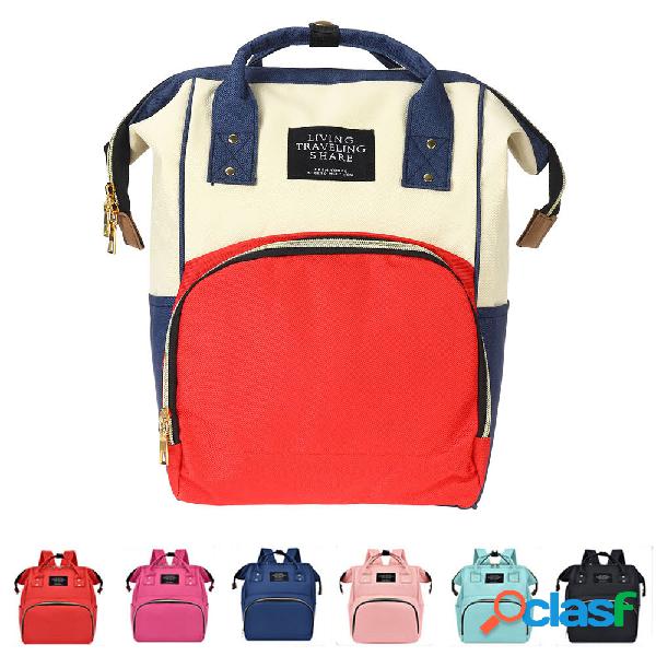 36L Canvas Mother Baby Borsa Pannolino multifunzionale Borsa