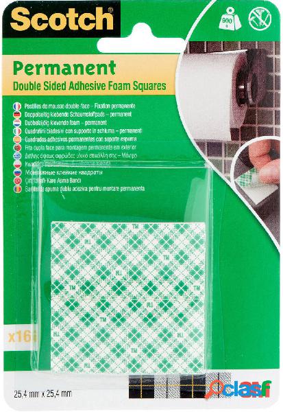 3M 111-EURO Pad adesivo Scotch® Bianco (L x L) 25.4 mm x