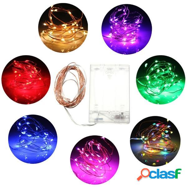 3M 30 LED Batteria Powered Fairy String Light Wedding Party