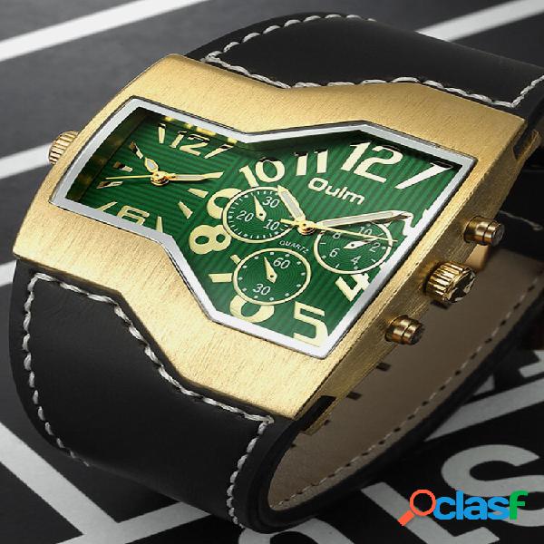 4 colori PU lega da uomo vintage Watch decorato puntatore