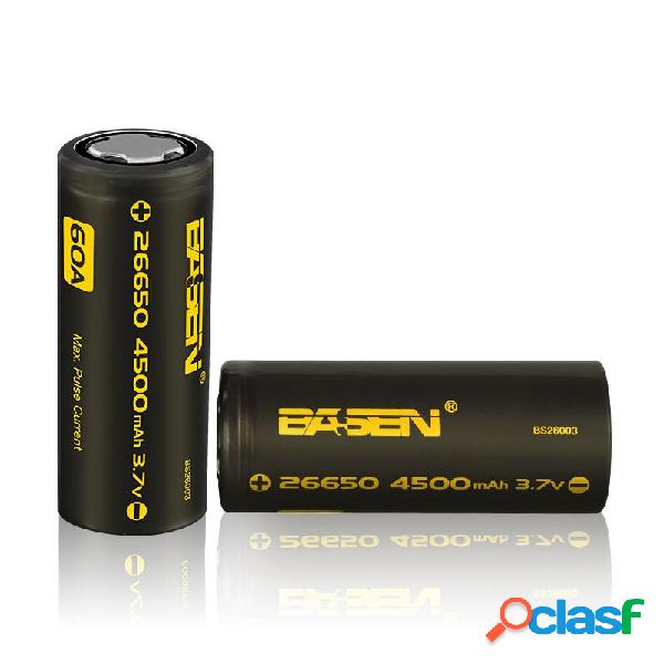 4 pezzi Basen BS26003 26650 4500mah 3.7V 60A Batteria