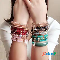 4 pezzi Per donna Bracciali con ciondoli Braccialetto con