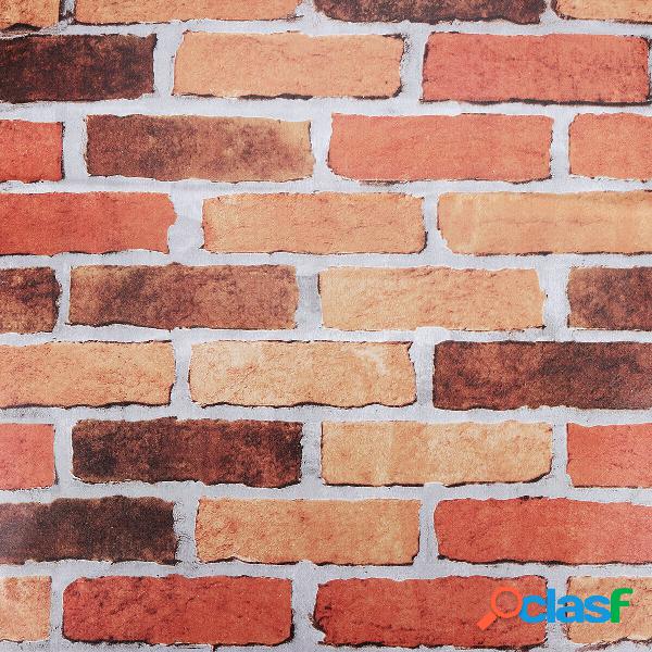 45x100CM 3D Stone Brick Wall Paper Sticker Cucina Bagno