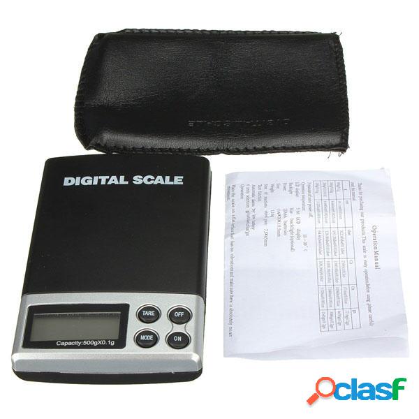 500g 0.1g LCD Bilancia Digitale Elettronico Mini Scala per