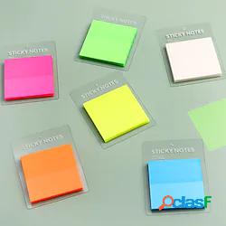 6 pcs Note adesive 3.22.4 pollice Colorato pet Romantico