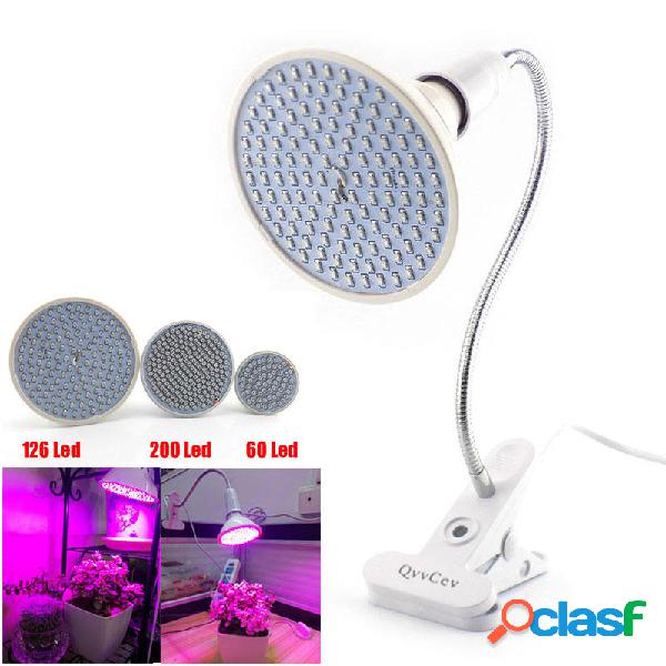 60 126 200 LED Luce Coltivazione di Pianta con 360 Clip da