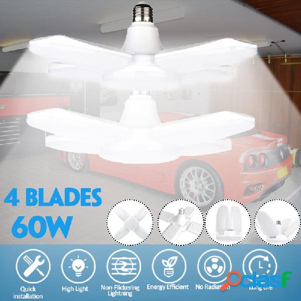 60W E27 LED Lampadina per garage 4 Blades Negozio