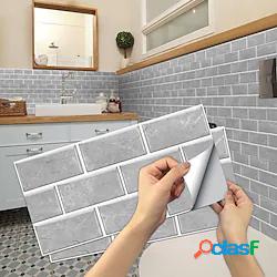 6pcs impermeabile imitazione retro piastrelle di ceramica