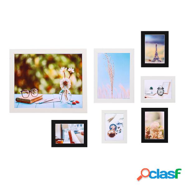 7 pezzi / set Cornici per foto 5/7/10 pollici Appeso a
