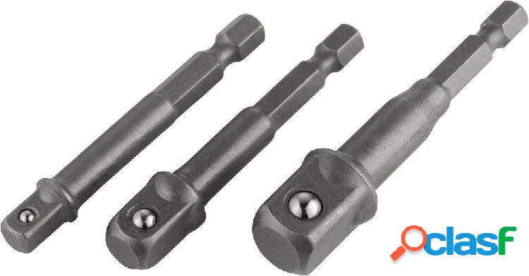 800481 Adattatori per inserti a bussola 3 pezzi Conrad 1 KIT