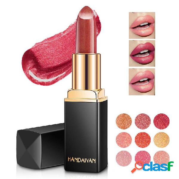 9 Colori Brillare Temperatura Rossetto Metal Shimmer Lip