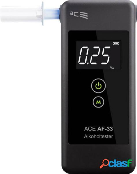 ACE AF-33 Etilometro Grigio scuro 0.00 fino a 5.00 ‰ incl.