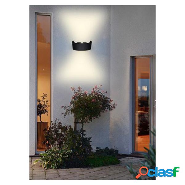 APPLIQUE ESTERNO LED 16 W CROWN IP65 UP & DOWN NERO LUCE
