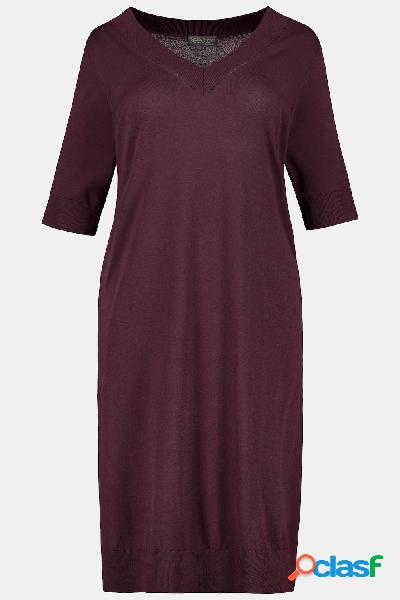 Abito di maglia, Donna, Viola, Taglia: 52/54, Viscosa/Fibre