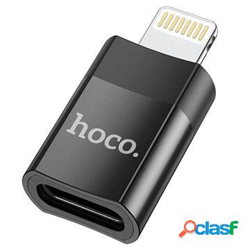 Adattatore Lightning/USB-C Hoco UA17 - USB 2.0, 5V/2A - Nero