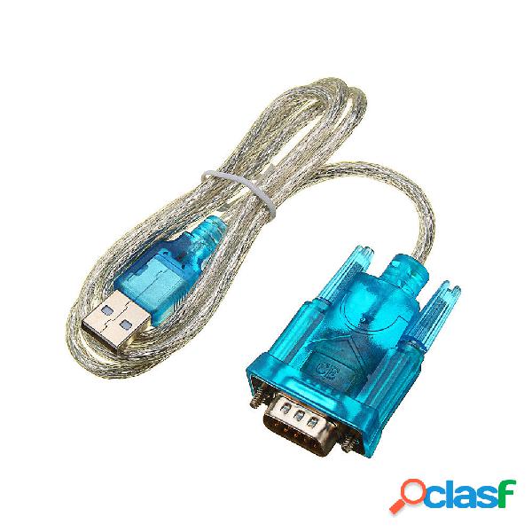 Adattatore cavo convertitore da 9 pin USB traslucido a RS232