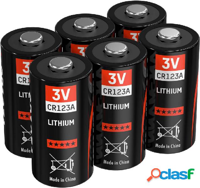 Ansmann CR123 Batteria per fotocamera CR-123A Litio 1375 mAh