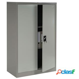 Armadio metallico per ufficio EDIT 2 ANTE, cm 140x80x40.