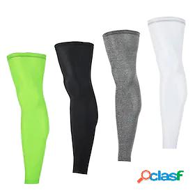 Arsuxeo Leg Warmers / Knee Warmers Solid Color UPF 50