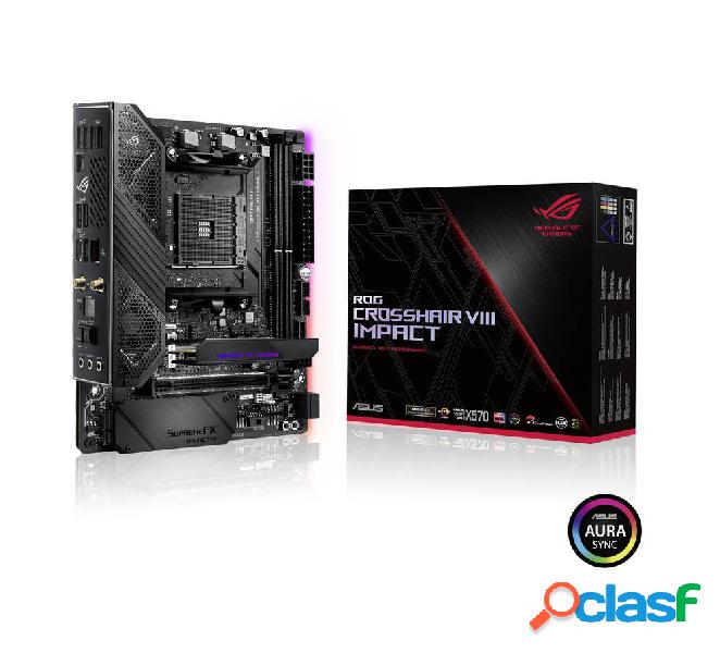 Asus ROG CROSSHAIR VIII IMPACT Mainboard Attacco AMD AM4