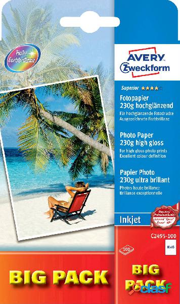 Avery-Zweckform Superior Photo Paper Inkjet C2495-100 Carta