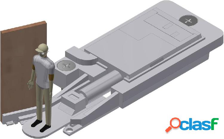 Azionamento portiera motorizzato con movimento delle figure