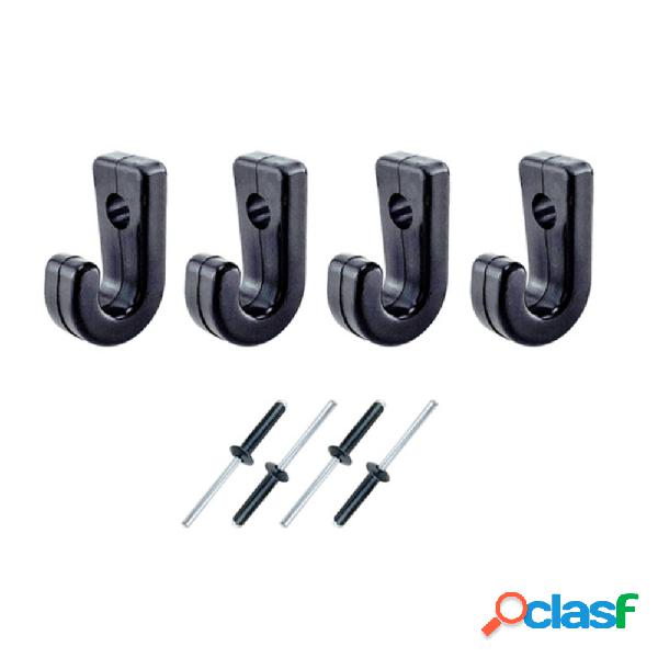 BSET MATEL 4PCS Lashing Gancio J Gancios Accessori per