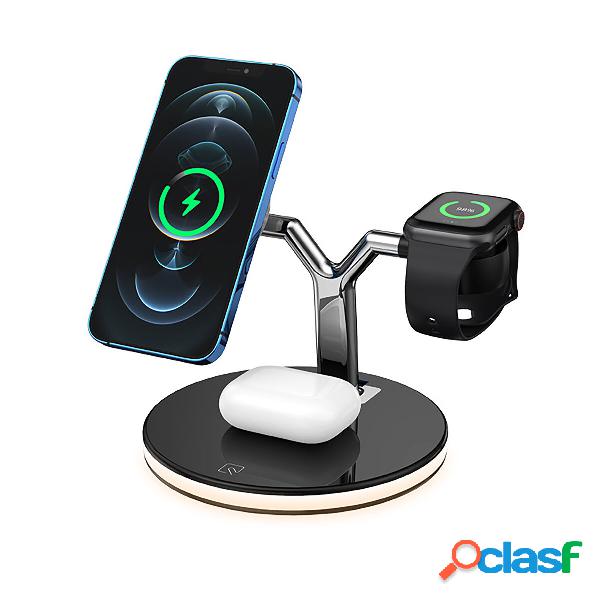 Bakeey 3 in 1 Caricabatterie wireless da 15 W Dock di