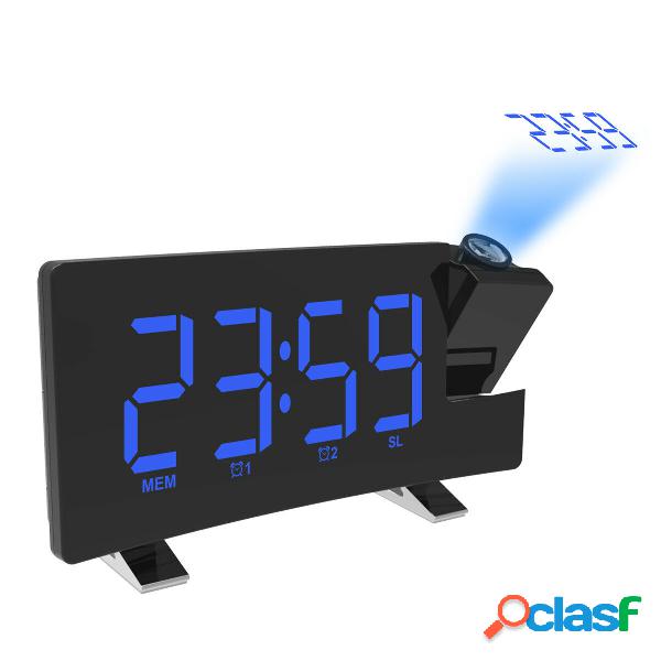 Bakeey 8 pollici LED Orologio con sveglia a proiezione Radio