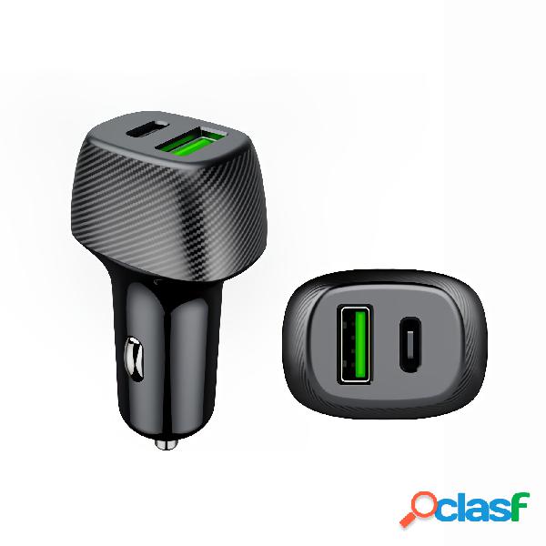 Bakeey Adattatore per caricabatteria per auto USB PD a 2